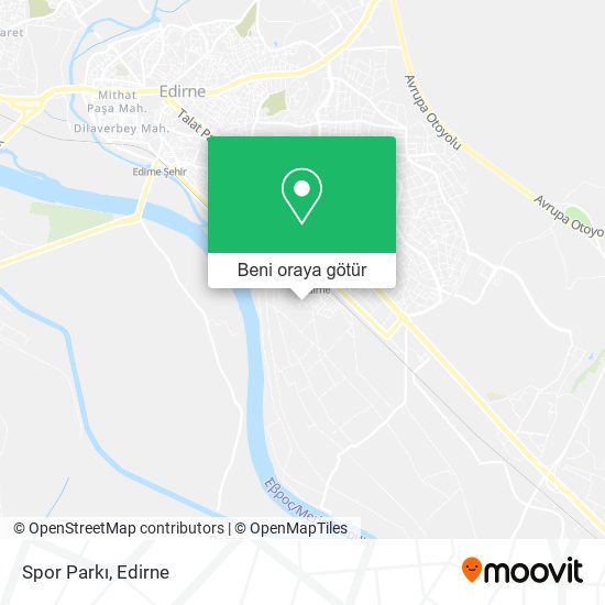 Spor Parkı harita