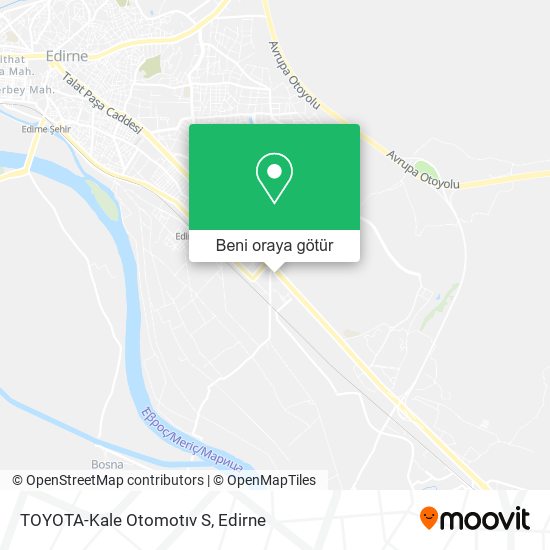 TOYOTA-Kale Otomotıv S harita