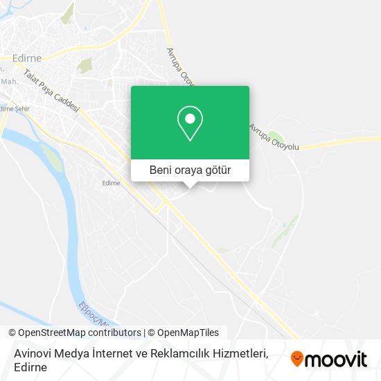 Avinovi Medya İnternet ve Reklamcılık Hizmetleri harita