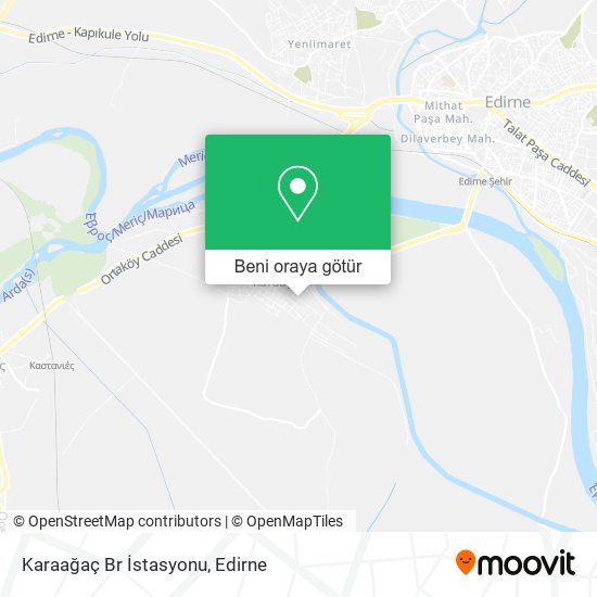 Karaağaç Br İstasyonu harita