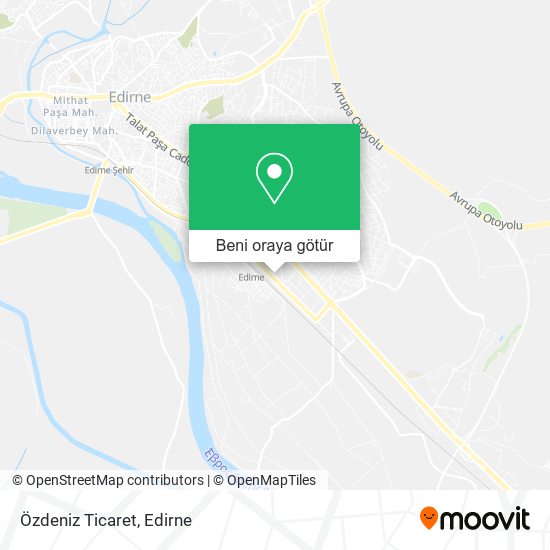Özdeniz Ticaret harita