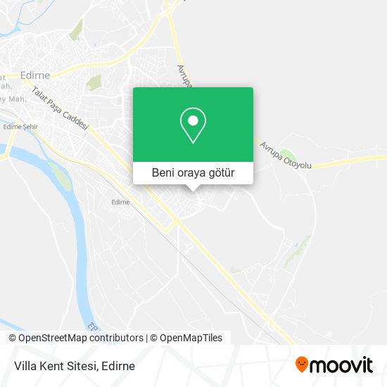 Villa Kent Sitesi harita