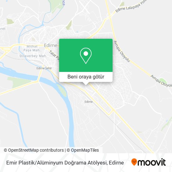 Emir Plastik / Alüminyum Doğrama Atölyesi harita