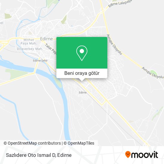 Sazlıdere Oto Ismaıl D harita