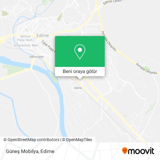 Güneş Mobilya harita