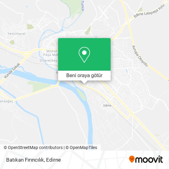 Batıkan Fırıncılık harita