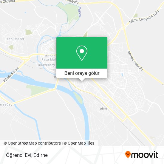 Öğrenci Evi harita