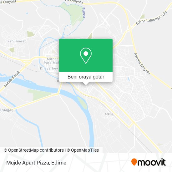 Müjde Apart Pizza harita