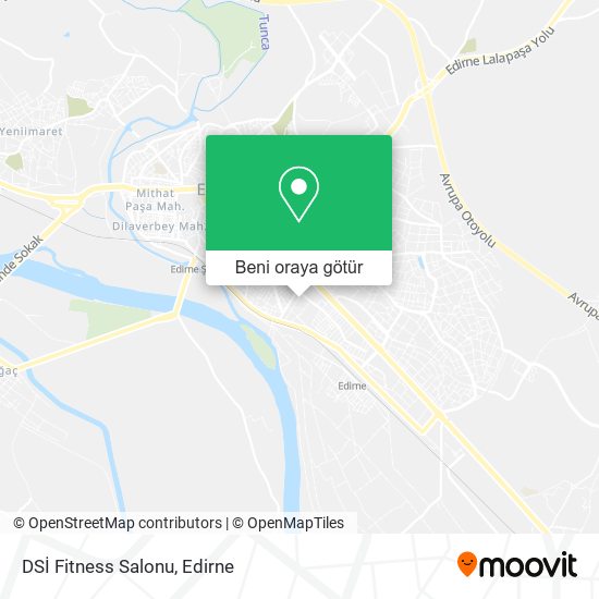 DSİ Fitness Salonu harita