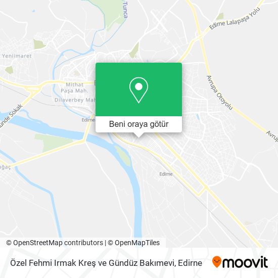 Özel Fehmi Irmak Kreş ve Gündüz Bakımevi harita