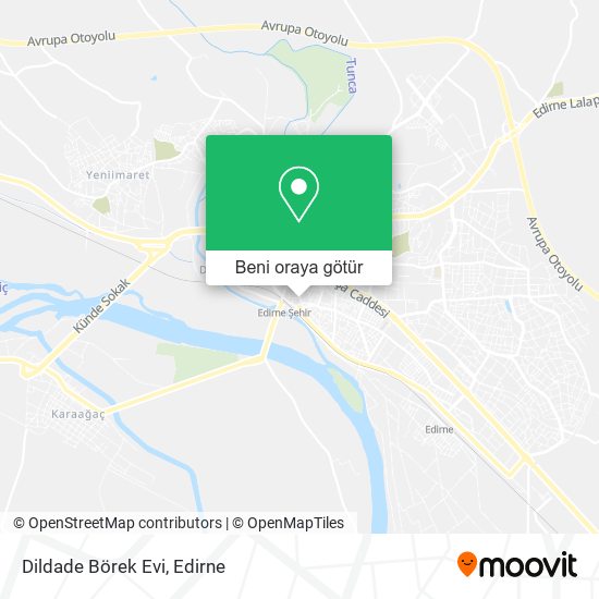 Dildade Börek Evi harita