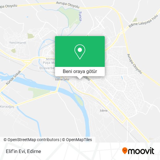 Elif'in Evi harita