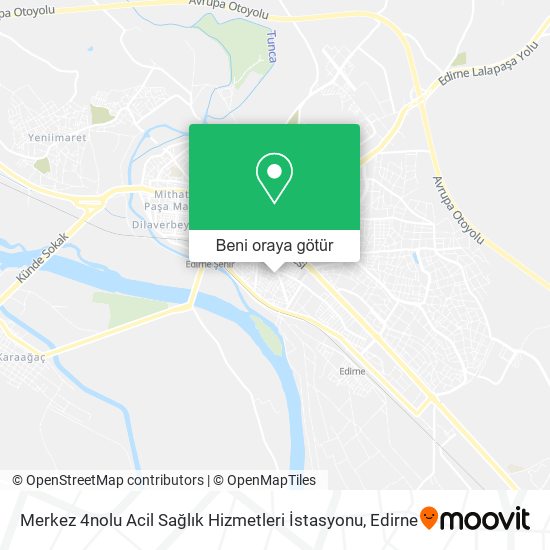 Merkez 4nolu Acil Sağlık Hizmetleri İstasyonu harita