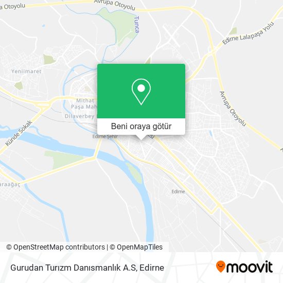 Gurudan Turızm Danısmanlık A.S harita