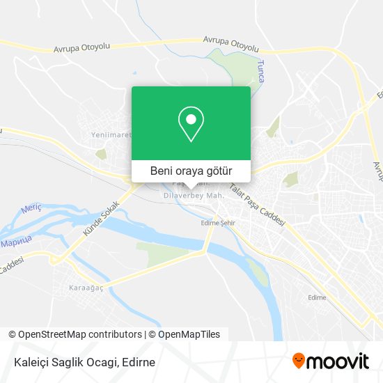 Kaleiçi Saglik Ocagi harita
