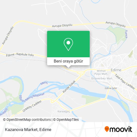 Kazanova Market harita