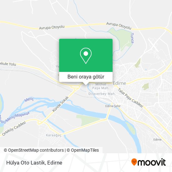 Hülya Oto Lastik harita