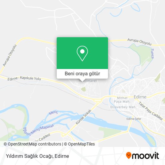 Yıldırım Sağlık Ocağı harita