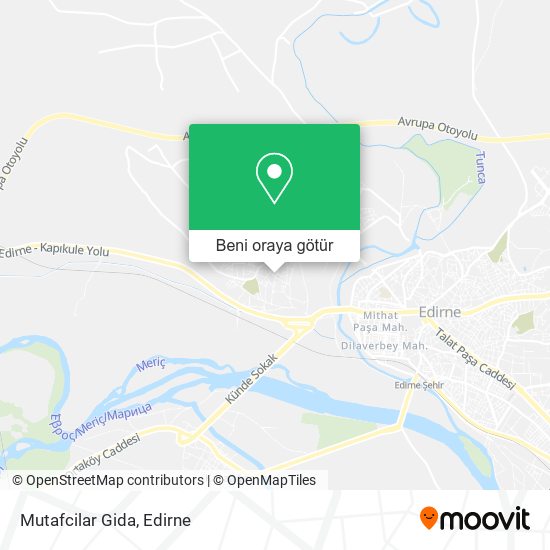 Mutafcilar Gida harita
