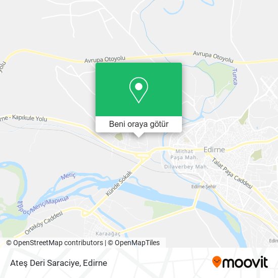Ateş Deri Saraciye harita