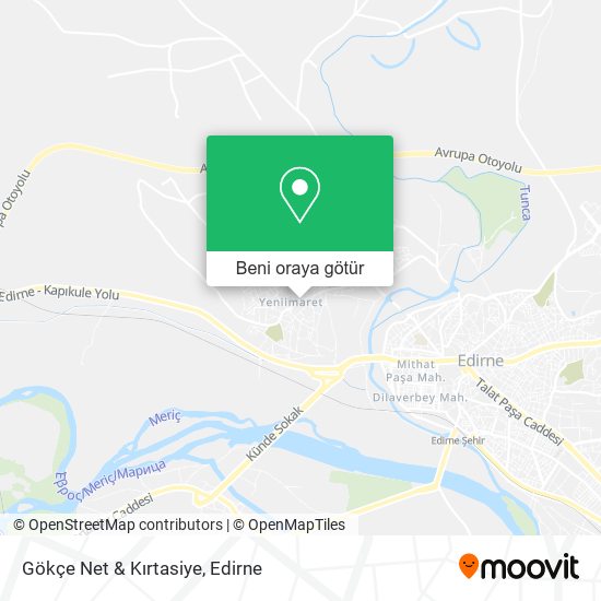 Gökçe Net & Kırtasiye harita