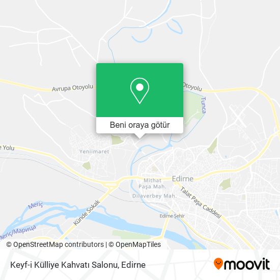 Keyf-i Külliye Kahvatı Salonu harita