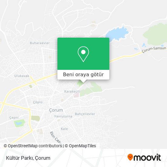 Kültür Parkı harita