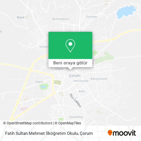Fatih Sultan Mehmet İlköğretim Okulu harita