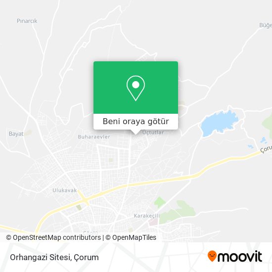 Orhangazi Sitesi harita