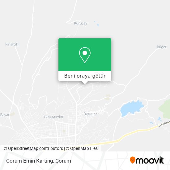 Çorum Emin Karting harita