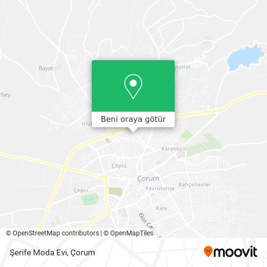 Şerife Moda Evi harita