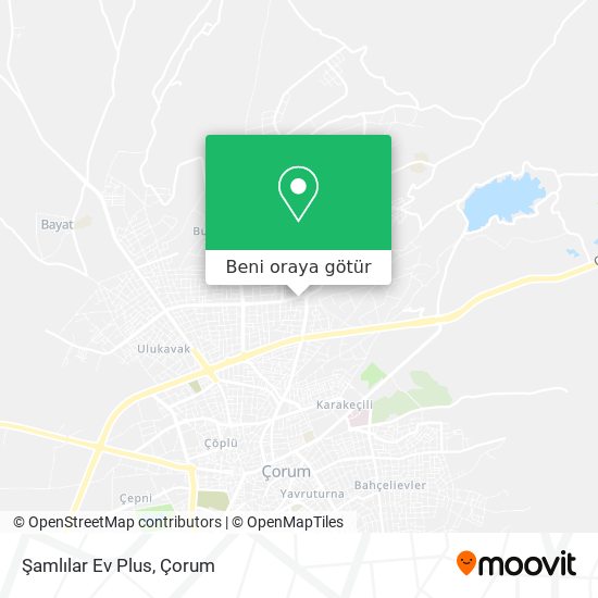 Şamlılar Ev Plus harita