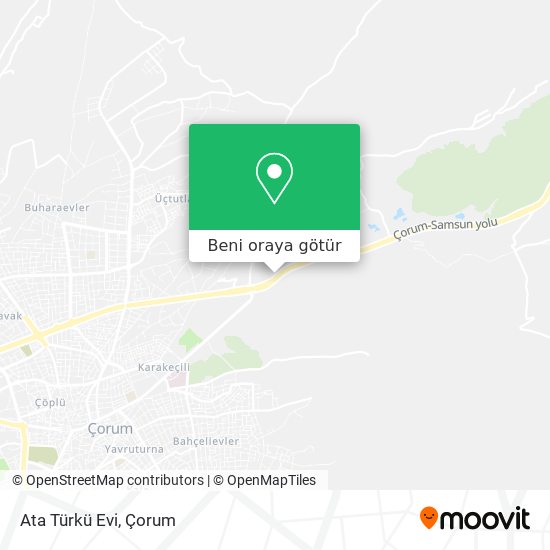 Ata Türkü Evi harita