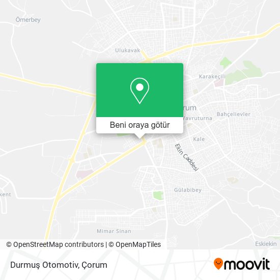 Durmuş Otomotiv harita