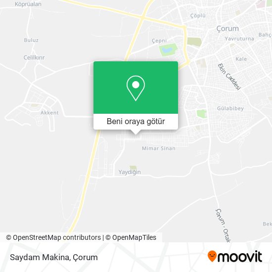 Saydam Makina harita