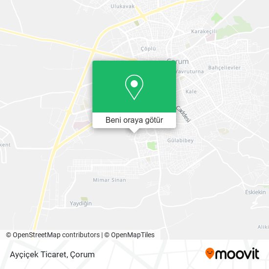 Ayçiçek Ticaret harita
