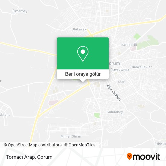 Tornacı Arap harita