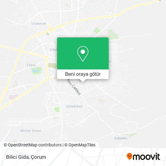 Bilici Gida harita