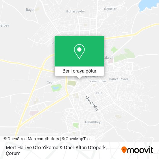 Mert Hali ve Oto Yikama & Öner Altan Otopark harita