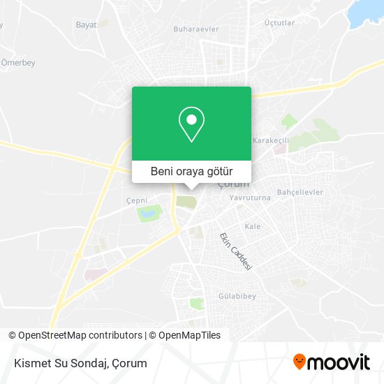 Kismet Su Sondaj harita