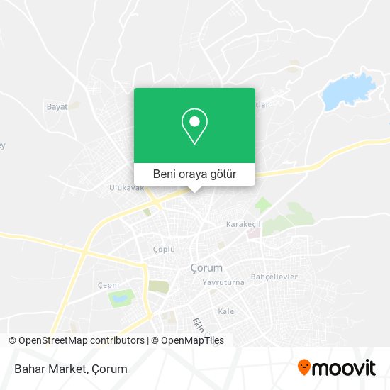 Bahar Market harita