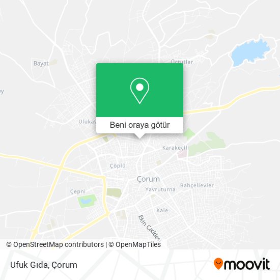 Ufuk Gıda harita