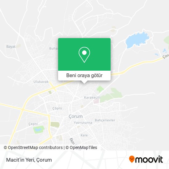 Macit'in Yeri harita