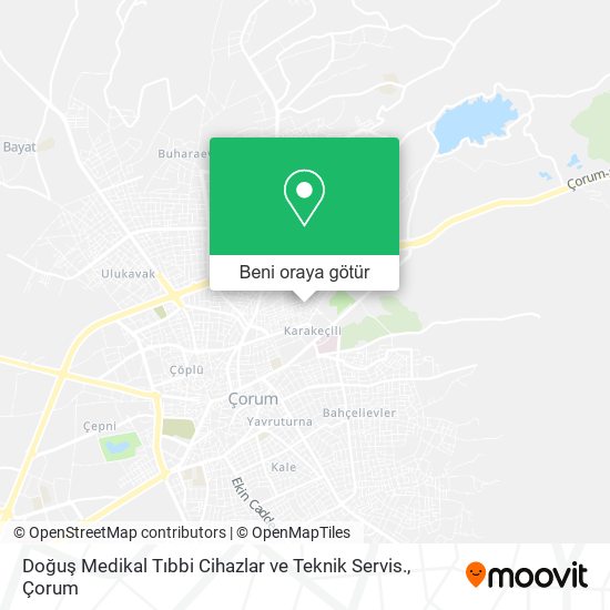 Doğuş Medikal Tıbbi Cihazlar ve Teknik Servis. harita