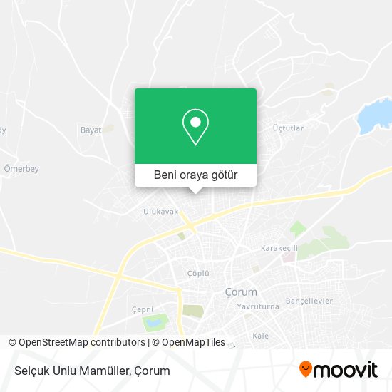 Selçuk Unlu Mamüller harita