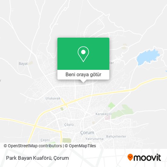 Park Bayan Kuaförü harita