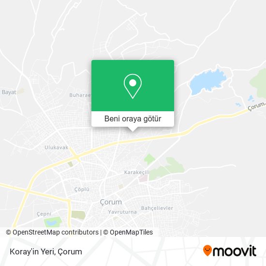 Koray'in Yeri harita