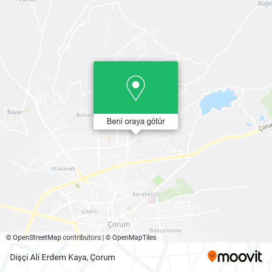 Dişçi Ali Erdem Kaya harita