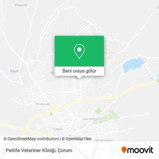 Petlife Veteriner Kliniği harita