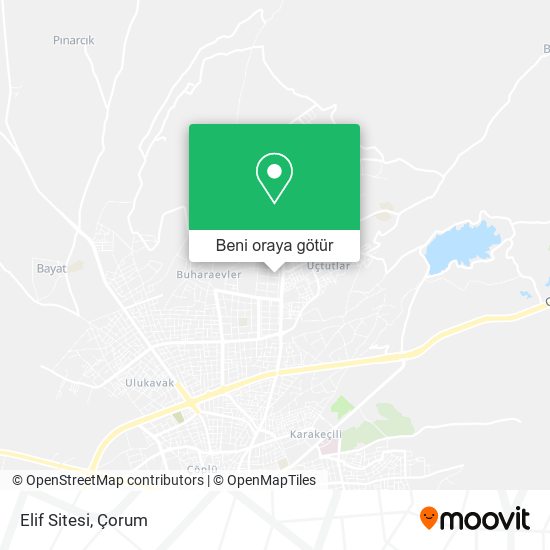 Elif Sitesi harita